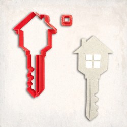 Key House Detailed Cookie Cutter Set 2 pcs