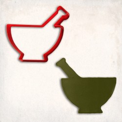 Mortar Pestle Cookie Cutter