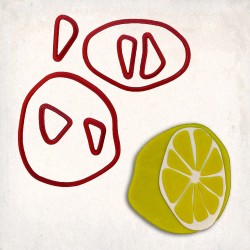 Lemon Detailed Cookie Cutter Set 7 pcs