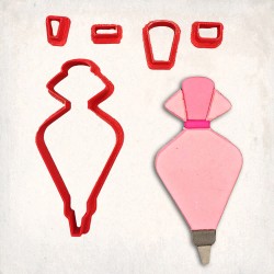 Pastry Bag Detailed Cookie Cutter Set 5 pcs