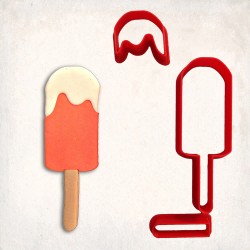Ice Cream-3 Detailed Cookie Cutter Set 3 pcs