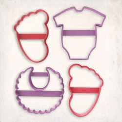Baby Cookie Cutter Set 4 pcs #RP12723