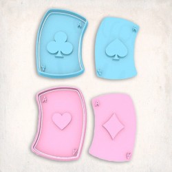 Playing Card Cookie Cutter Set 5 pcs #RP12720