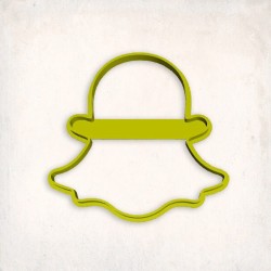 Snapchat Logo Cookie Cutter #RP12758