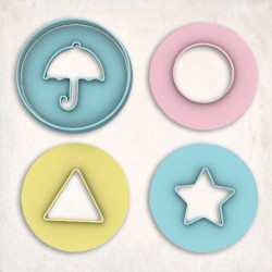 Squid Game Cookie Cutter Set 5 pcs #RP12722