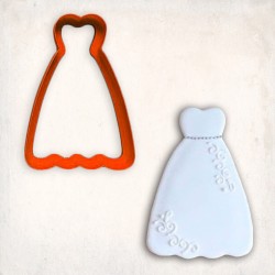 Wedding Dress Cookie Cutter #RP12543