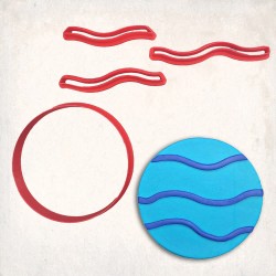 Neptune Detailed Cookie Cutter Set 4 pcs