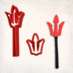 Pitch Fork Detailed Cookie Cutter Set 2 pcs