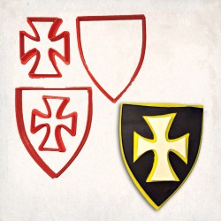 Shield-1 Detailed Cookie Cutter Set 3 pcs