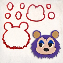 Animal Crossing Labelle Detailed Cookie Cutter Set 8 pcs
