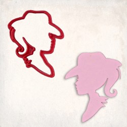 Barbie Cowgirl Cookie Cutter