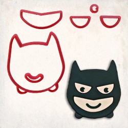 Batman Toy Detailed Cookie Cutter Set 6 pcs