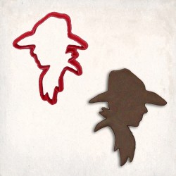 Cowboy Head Cookie Cutter