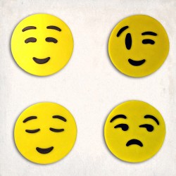 Emoji Set 3 Detailed Cookie Cutter Set 7 pcs