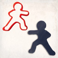 Karate Man Cookie Cutter