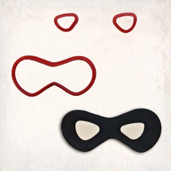 The Incredibles Mask Cookie Cutter Set 2 pcs