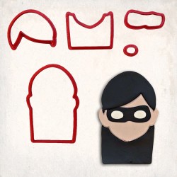 The Incredibles Violet Parr Detailed Cookie Cutter Set 5 pcs