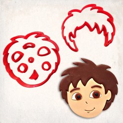 Dora the Explorer Diego Detailed Cookie Cutter Set 9 pcs