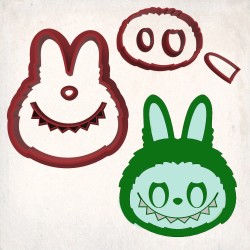 Labubu Detailed Cookie Cutter Set 7 pcs