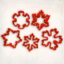 Snowflake Cookie Cutter Set 5 pcs #RP12565