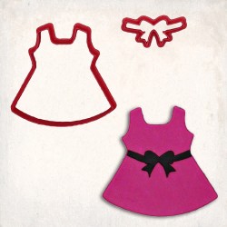 Dress Cookie Cutter Set 2 pcs