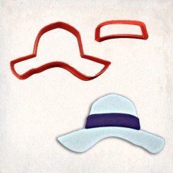 Floppy Hat Cookie Cutter Set 2 pcs