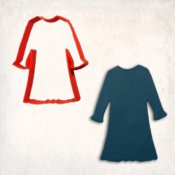 Night Gown Cookie Cutter