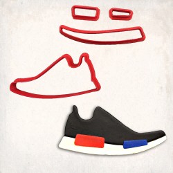 Shoes Detailed Cookie Cutter Set 4 pcs