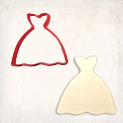Wedding Dress Cookie Cutter