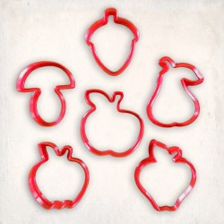 Fruit Cookie Cutter Set 6 pcs – 8 cm #RP12588