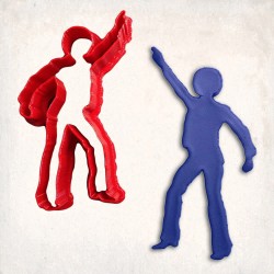 Disco Dancer Man Cookie Cutter