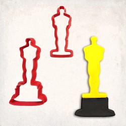 Oscar Statue Detailed Cookie Cutter Set 2 pcs