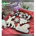 Santa Claus Sleigh Cookie Cutter #RP12596