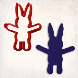 Huggy Bunny Cookie Cutter
