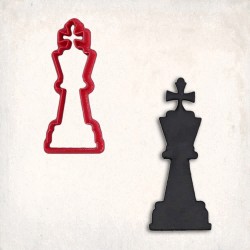 Chess King Cookie Cutter
