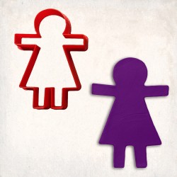 Paper Doll Cookie Cutter