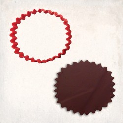 Circle Crinkled Cookie Cutter