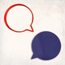 Message Bubble 3 Cookie Cutter