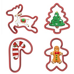 Christmas Noel Cookie Cutter Set-4 4pcs #RP11320
