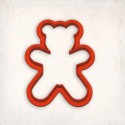 Love Cookie Cutter Set 4 pcs - Heart, Flower, Lip, Teddy Bear #RP13059