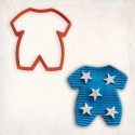 Baby Cookie Cutter Set 4 pcs - Feet, Stroller, Overalls, Crawling #RP13060