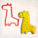 Animals Cookie Cutter Set 4 pcs - Hedgehog, Giraffe, Bull, Fish #RP13064