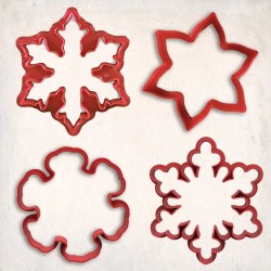 Snowflake Cookie Cutter Set 4 pcs #RP13065