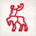 New Year's Cookie Cutter Set 4 pcs - Deer, Sleigh, Pine, Crown #RP13072