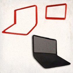 Laptop Cookie Cutter Set 2 pcs
