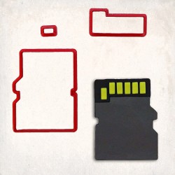 SD Card Detailed Cookie Cutter Set 3 pcs