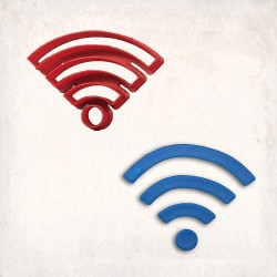 Wifi Detailed Cookie Cutter Set 3 pcs