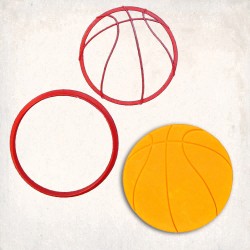 Basketball Cookie Cutter Set 2 pcs