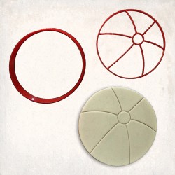 Beach Ball Cookie Cutter Set 2 pcs