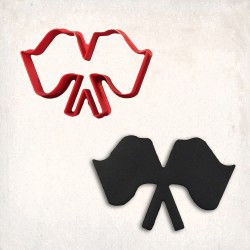 Checkered Flags Cookie Cutter